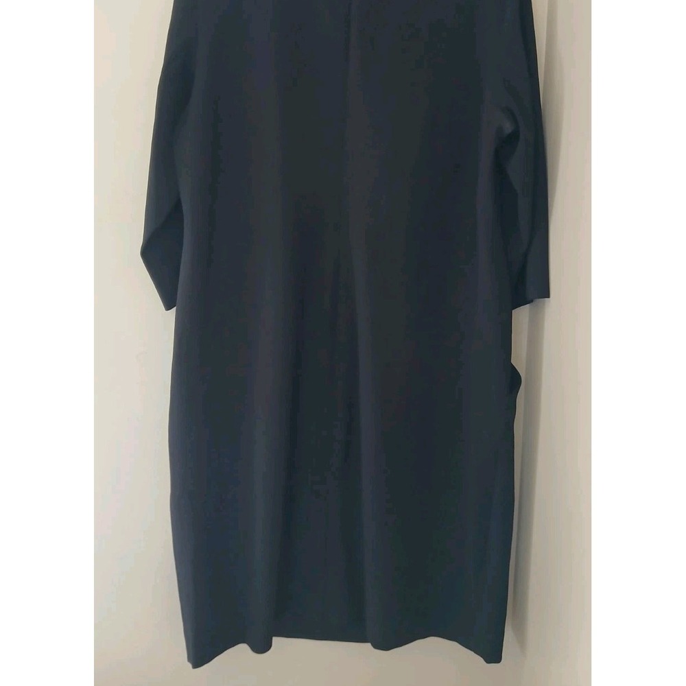 MM. LaFleur The Lena Sheath Dress Size 2 LBD Work Event 3/4 Sleeve Pockets Ponte - Picture 8 of 9